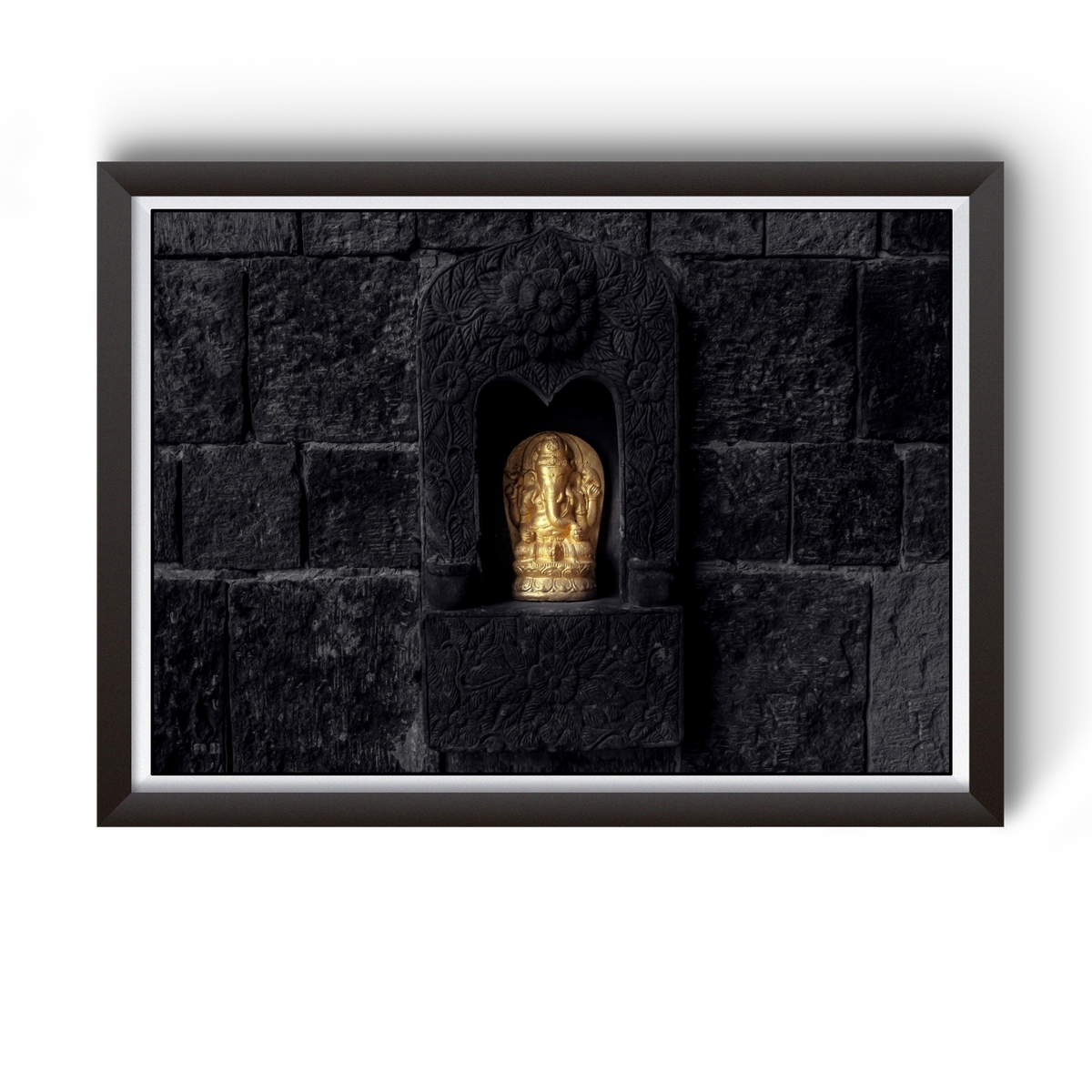 Shri Ganesh Wooden Photo Frame