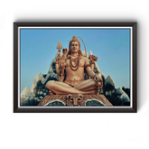 Lord Mahadev Black Wooden Photo Frame