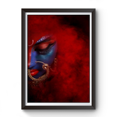 Maa Kali Black Wooden Photo frame