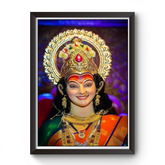 Maa Ambe Black Wooden Photot Frame