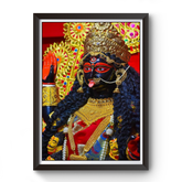 Maa Kali Black Wooden Photo frame