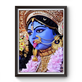 Maa Kali Black Wooden Photo frame