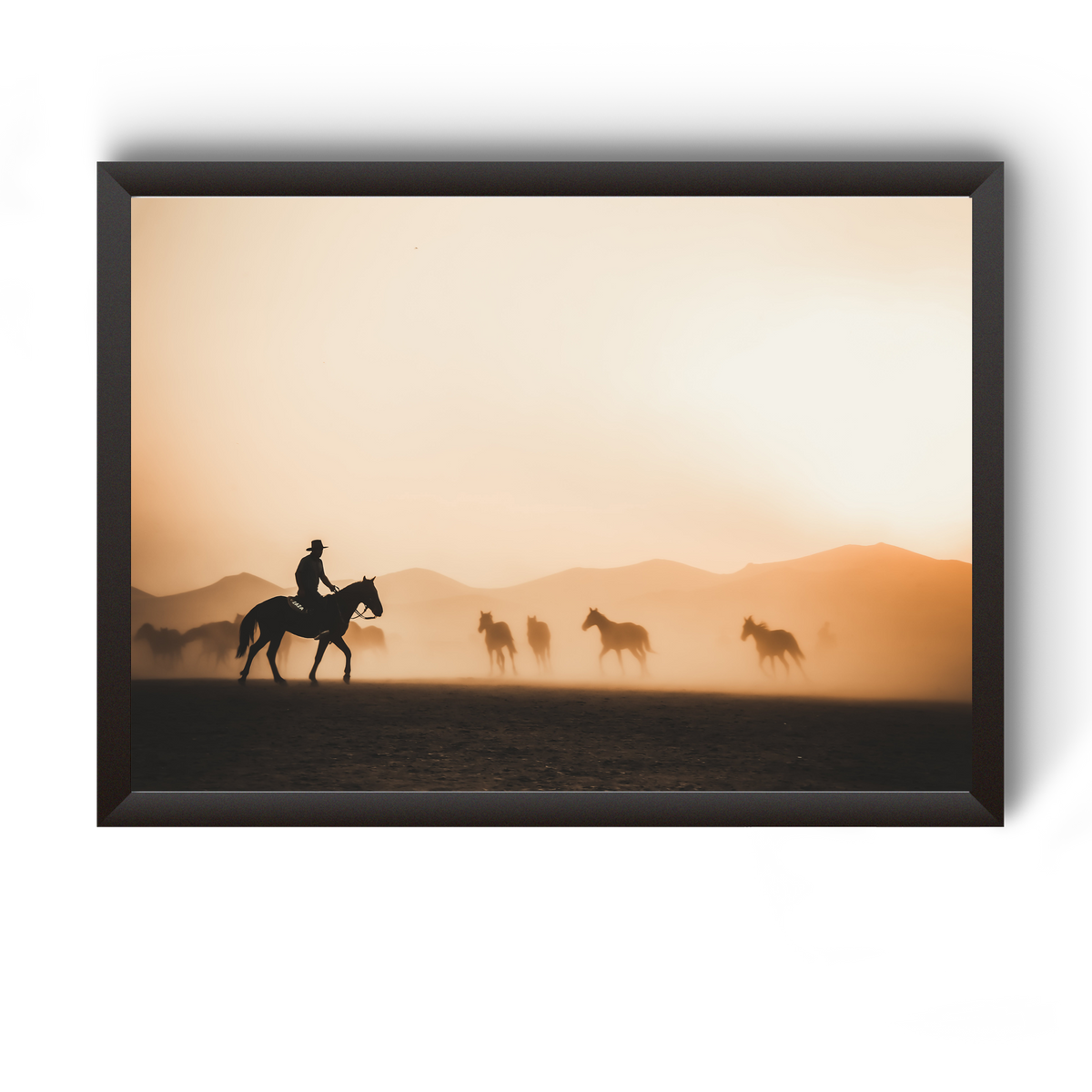 Vastu Horse Picture Photo Frame For Office And Home Decor