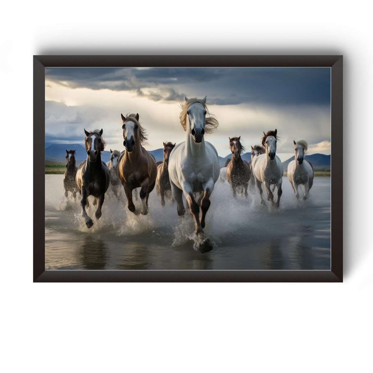 Vastu Horse Picture Photo Frame For Office And Home Decor