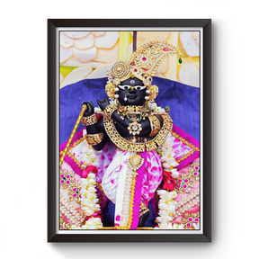 Vrundavan Shree Radha Raman Thakurji Wooden Photo Frame