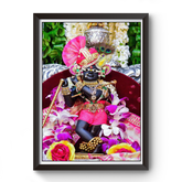 Pyaro Radha Raman Thakurji Wooden Photo Frame