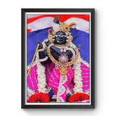 Vrundavan Shree Radha Raman Thakurji Wooden Photo Frame