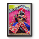 Vrundavan Shree Radha Raman Thakurji Wooden Photo Frame