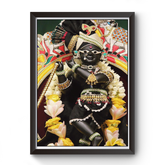 Vrundavan Shree Radha Raman Thakurji Wooden Photo Frame