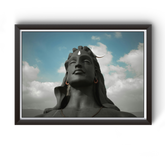 Adiyogi Wall Art Black Wooden Photo Frame