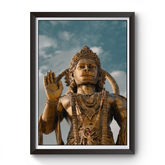 Sarangpur Hanuman Dada black wooden photo frame