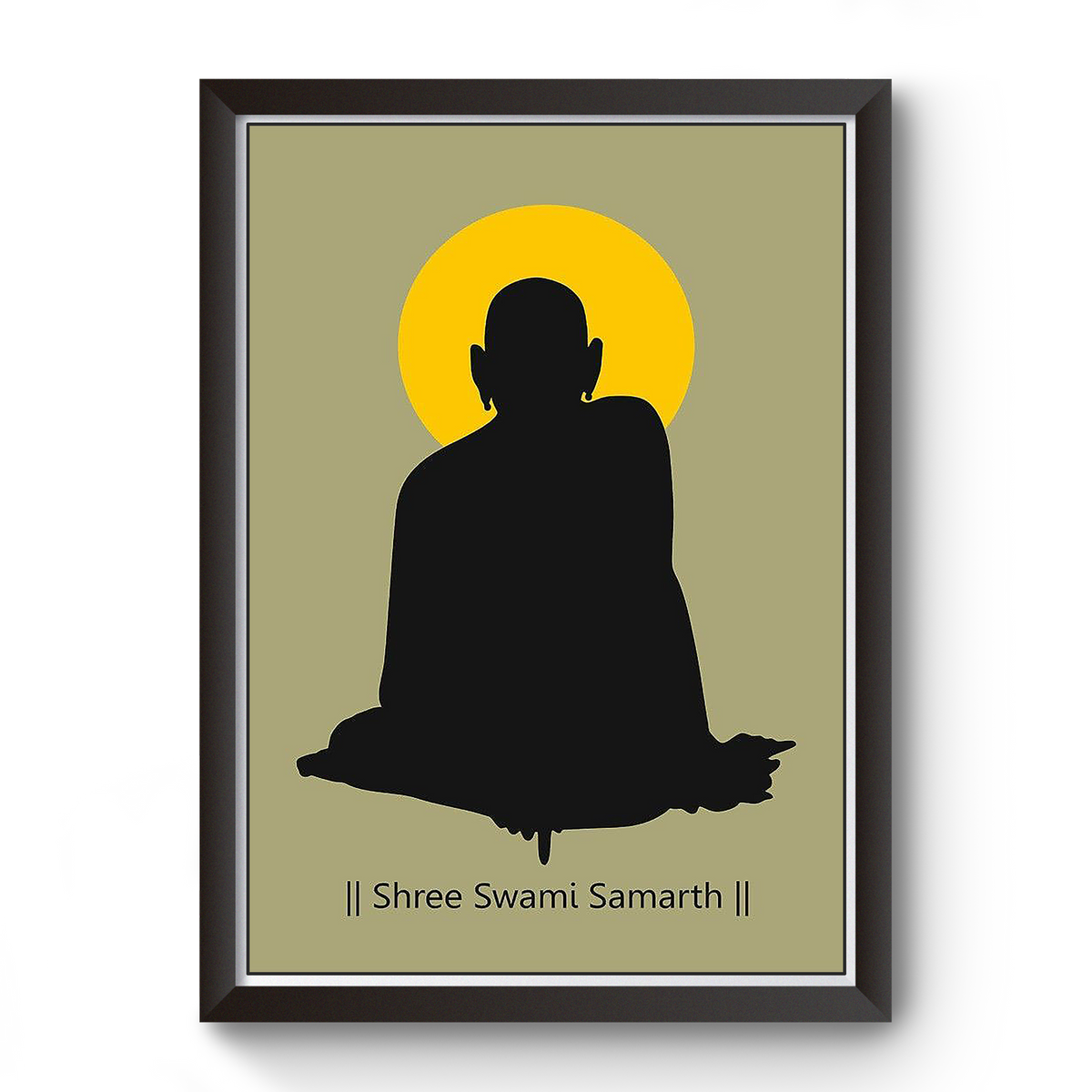 Artistic Shri Swami Samarth Photo Frame