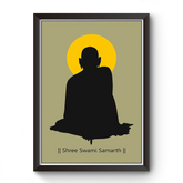 Artistic Shri Swami Samarth Photo Frame