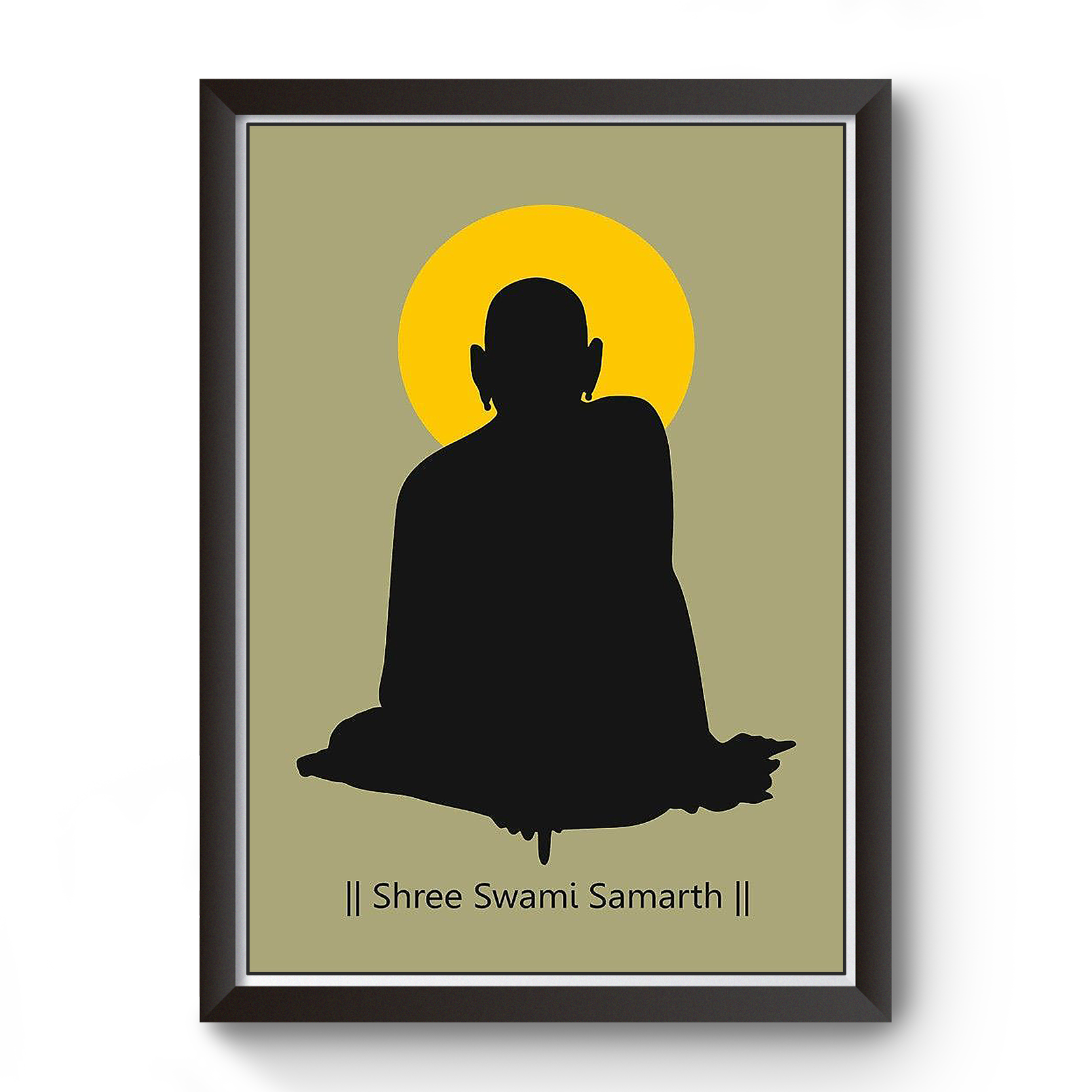 Artistic Shri Swami Samarth Photo Frame