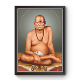 Shri Swami Samarth wooden Photo Frame