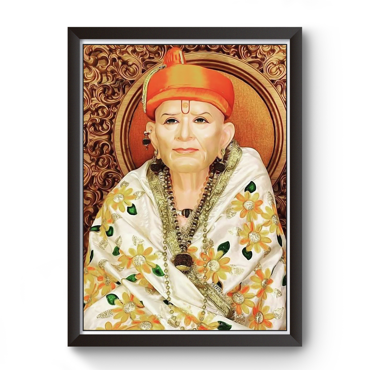 Swami Samarth wooden Photo Frame