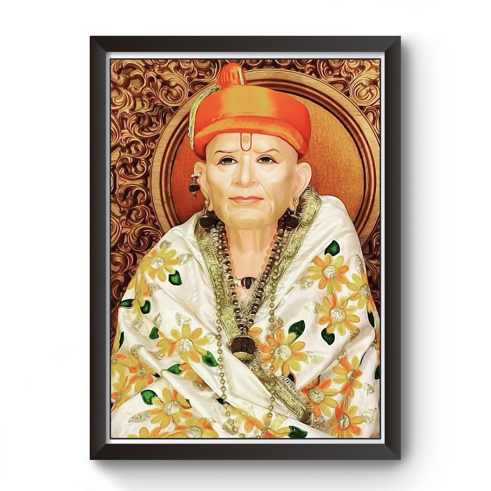 Swami Samarth wooden Photo Frame