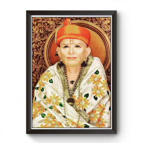 Swami Samarth wooden Photo Frame