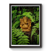 Shri Ganesh Black Wooden Frame