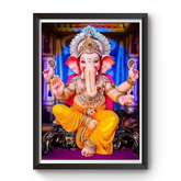 Shri Ganesh Wooden Photo Frame