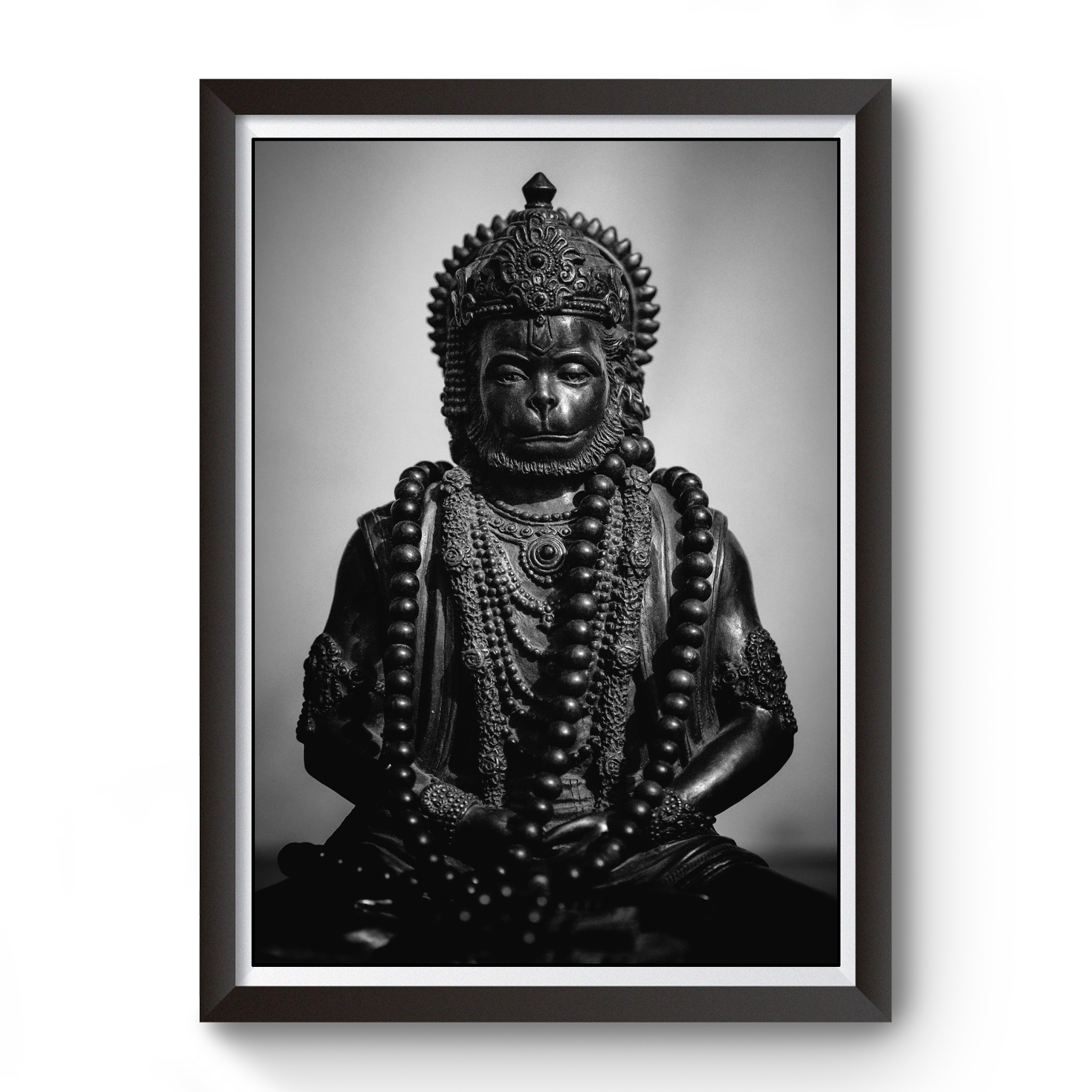 Hanuman Dada wooden photo frame