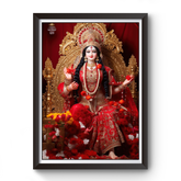 AI Generated Maa Laxmi Divine photo Frame divine-frames