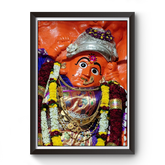 Aai Saptashrungi Mata Vani Gad Wooden Photo Frame divine-frames