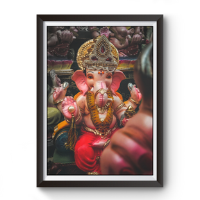 Ganpati Bappa Wooden Photo Frame divine-frames