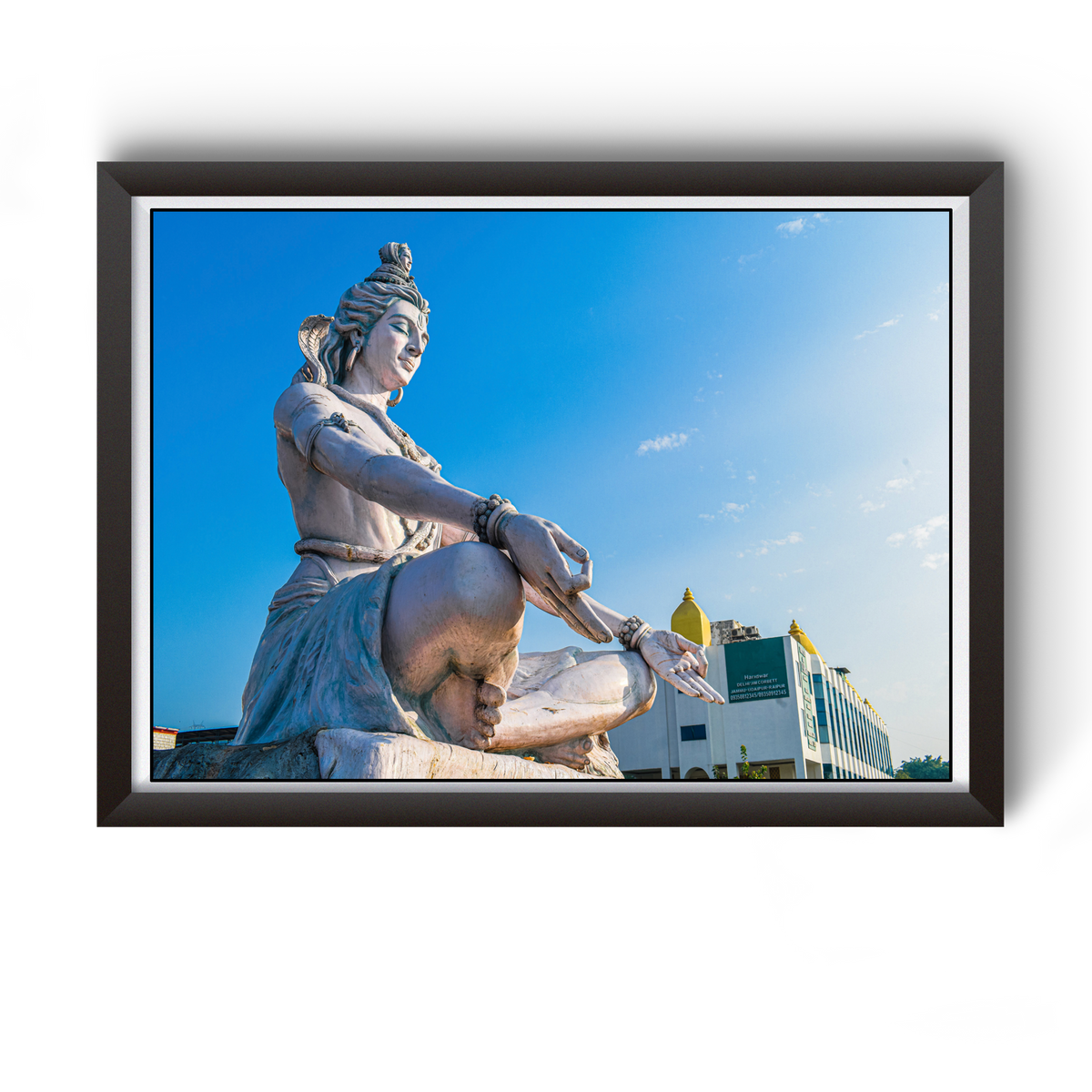 Haridwar Lord Mahadev Wooden Photo Frame divine-frames