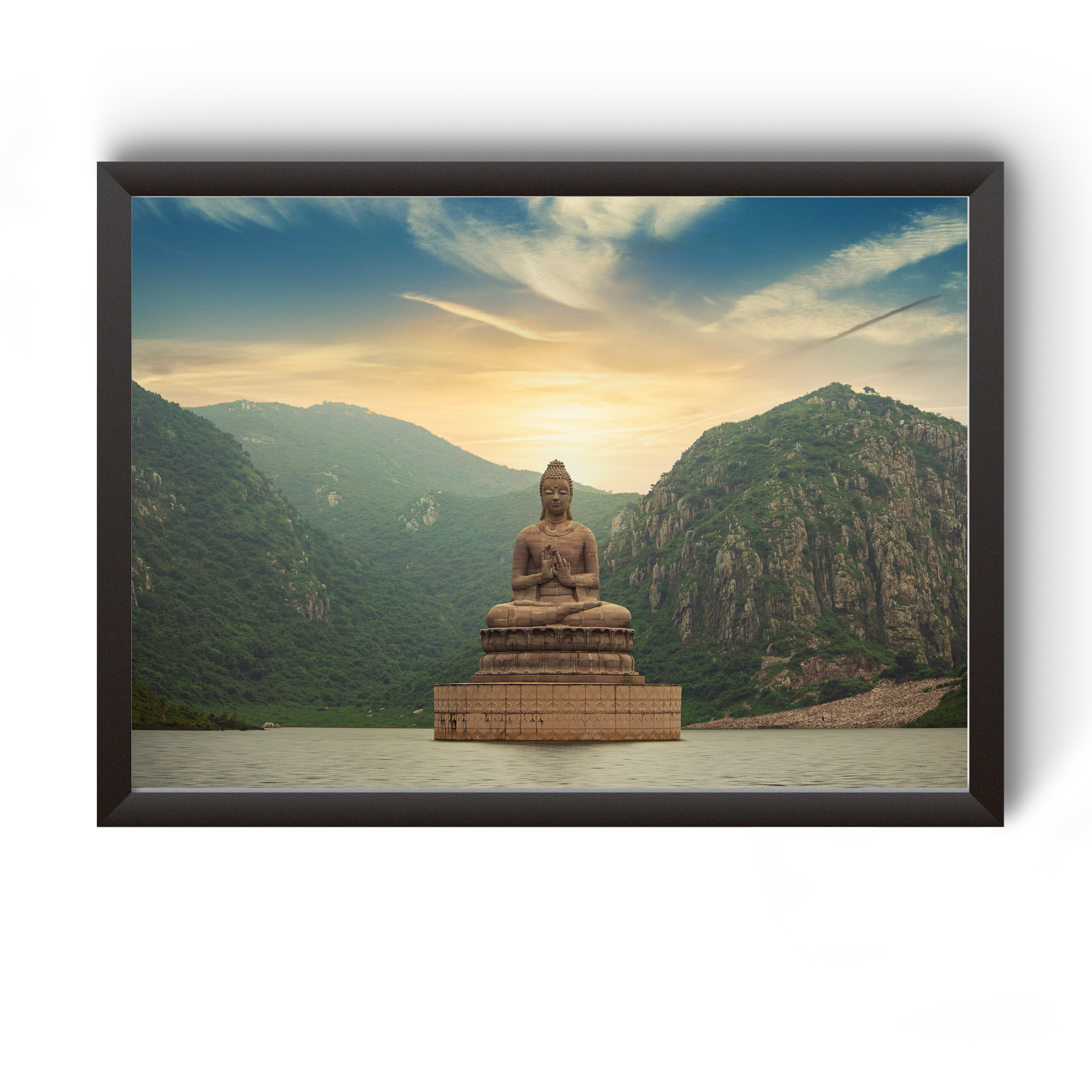 Lord Buddha Vastu Photo Frame For Office And Home Decor divine-frames