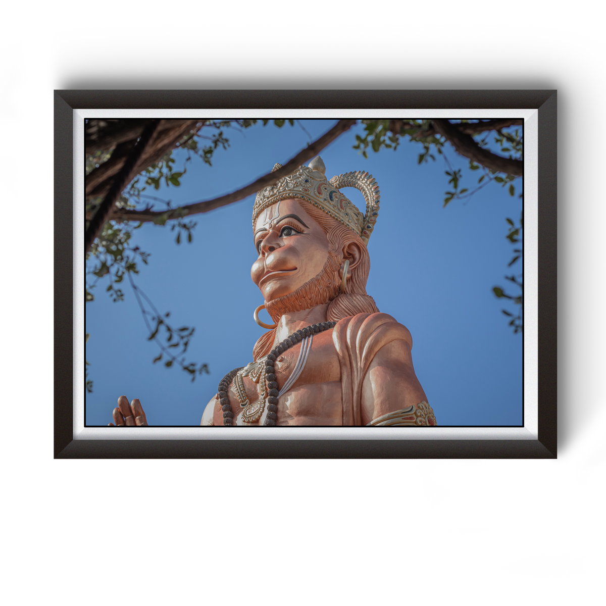 Lord Hanuman Nature wooden photo frame divine-frames