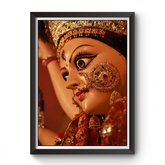 Maa Durga Black Wooden Photo Frame divine-frames