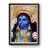 Maa Kali Black Wooden Photo frame divine-frames