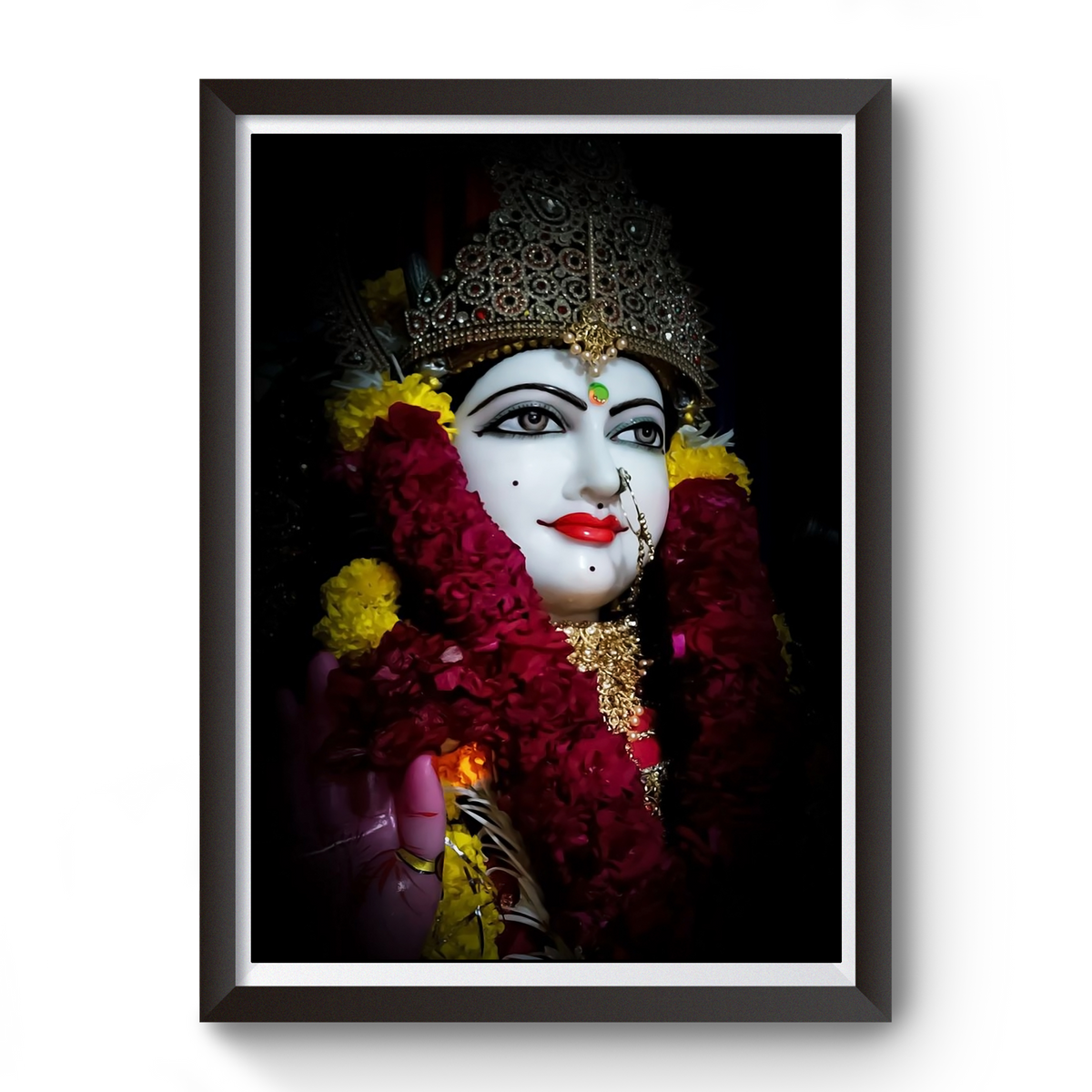 Meladi Mata Black Wooden Photo Frame divine-frames