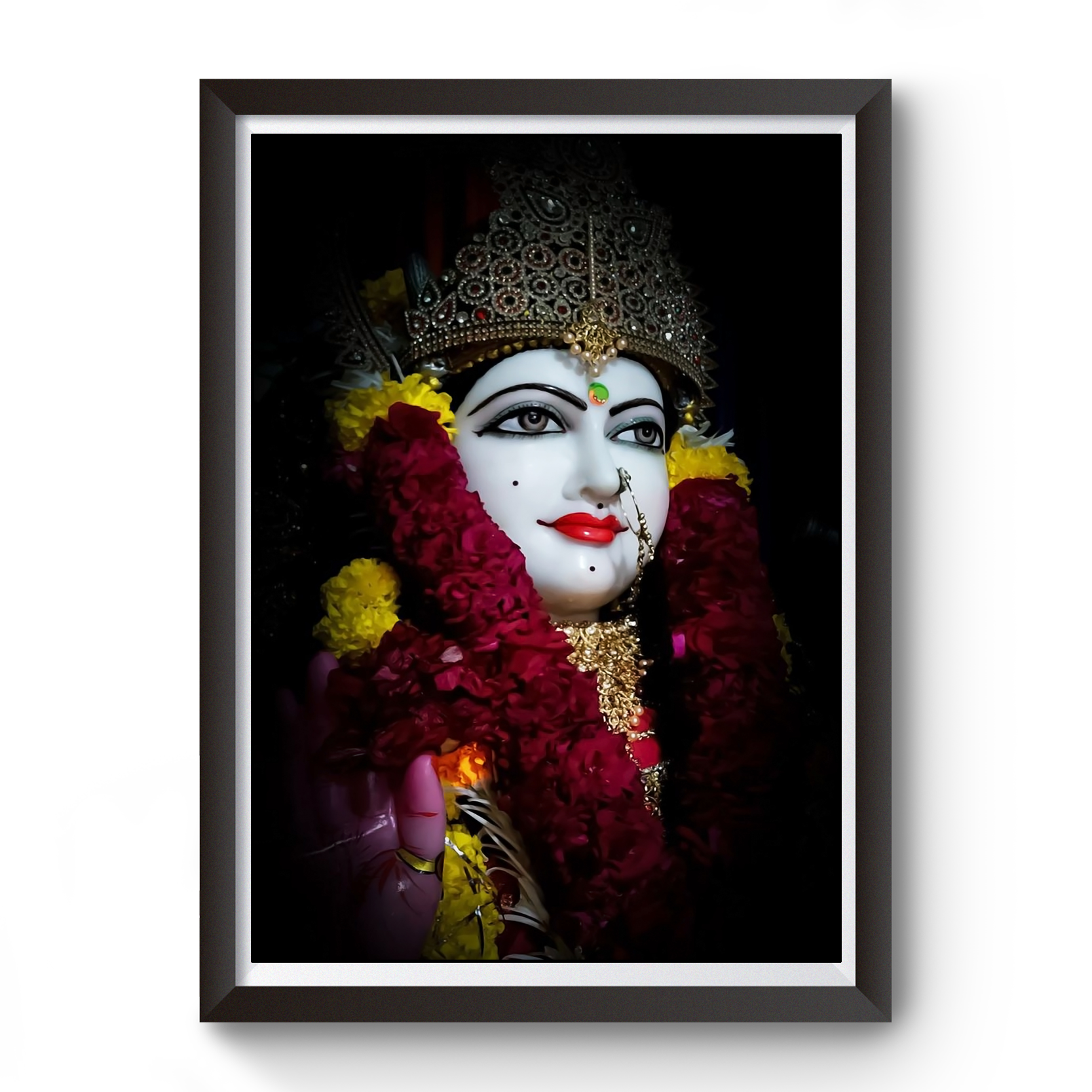 Meladi Mata Black Wooden Photo Frame divine-frames