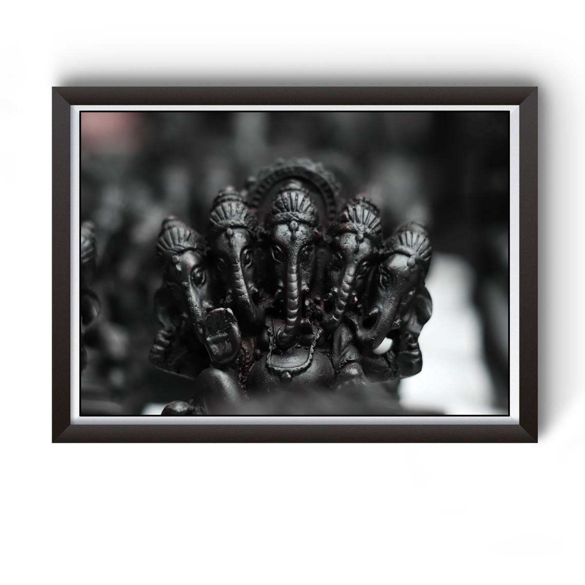 Panchmukhi Ganesh Ji Wooden Photo Frame divine-frames