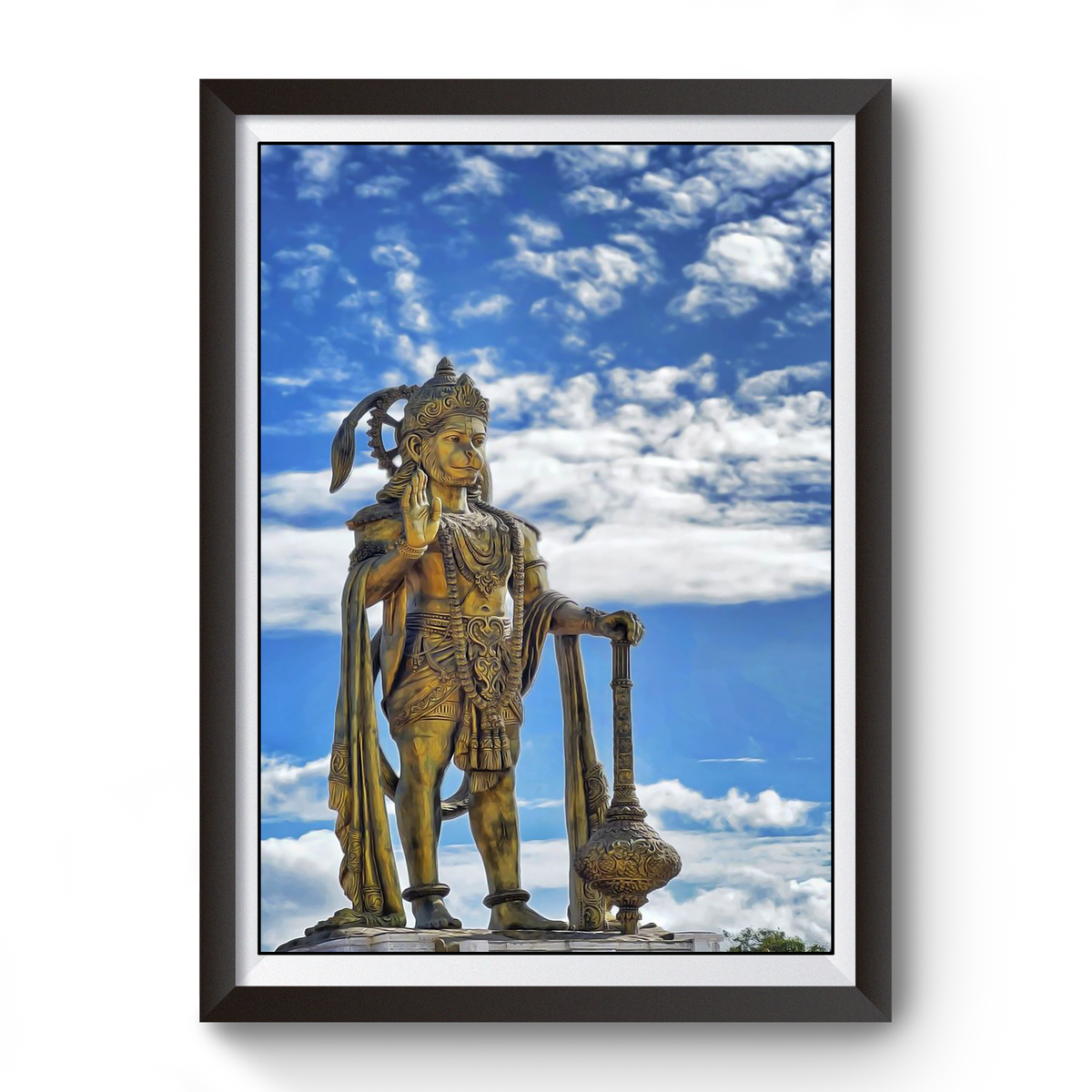 Sarangur Hanuman Dada wodden photo frame divine-frames