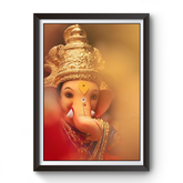 Shree Ganesh Wooden Black Frame divine-frames