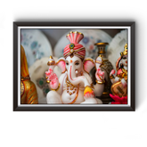 Shri Ganesh Black Wooden Frame divine-frames