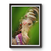 Shri Ganesh Wooden Photo Frame divine-frames