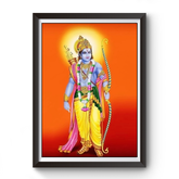 Shri Ram Wooden Photo Frame divine-frames