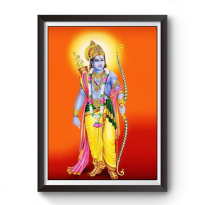 Shri Ram Wooden Photo Frame divine-frames