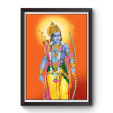 Shri Ram Wooden Photo Frame divine-frames