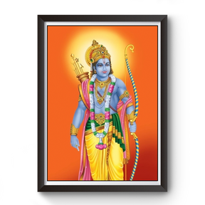 Shri Ram Wooden Photo Frame divine-frames