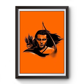 Shri Ram bhagwa colour black photo frame divine-frames