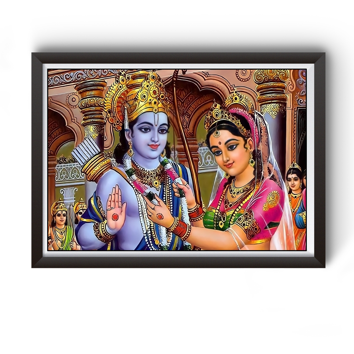 Siya Ram Wedding Photo Frame divine-frames