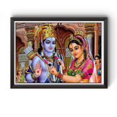 Siya Ram Wedding Photo Frame divine-frames