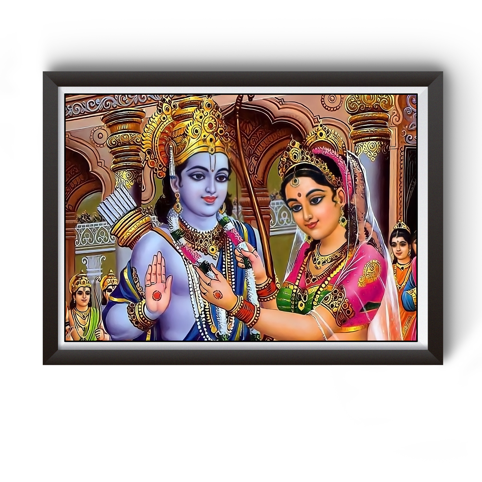 Siya Ram Wedding Photo Frame divine-frames