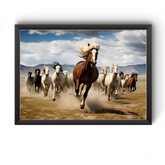 Vastu Horse Picture Photo Frame For Office And Home Decor divine-frames