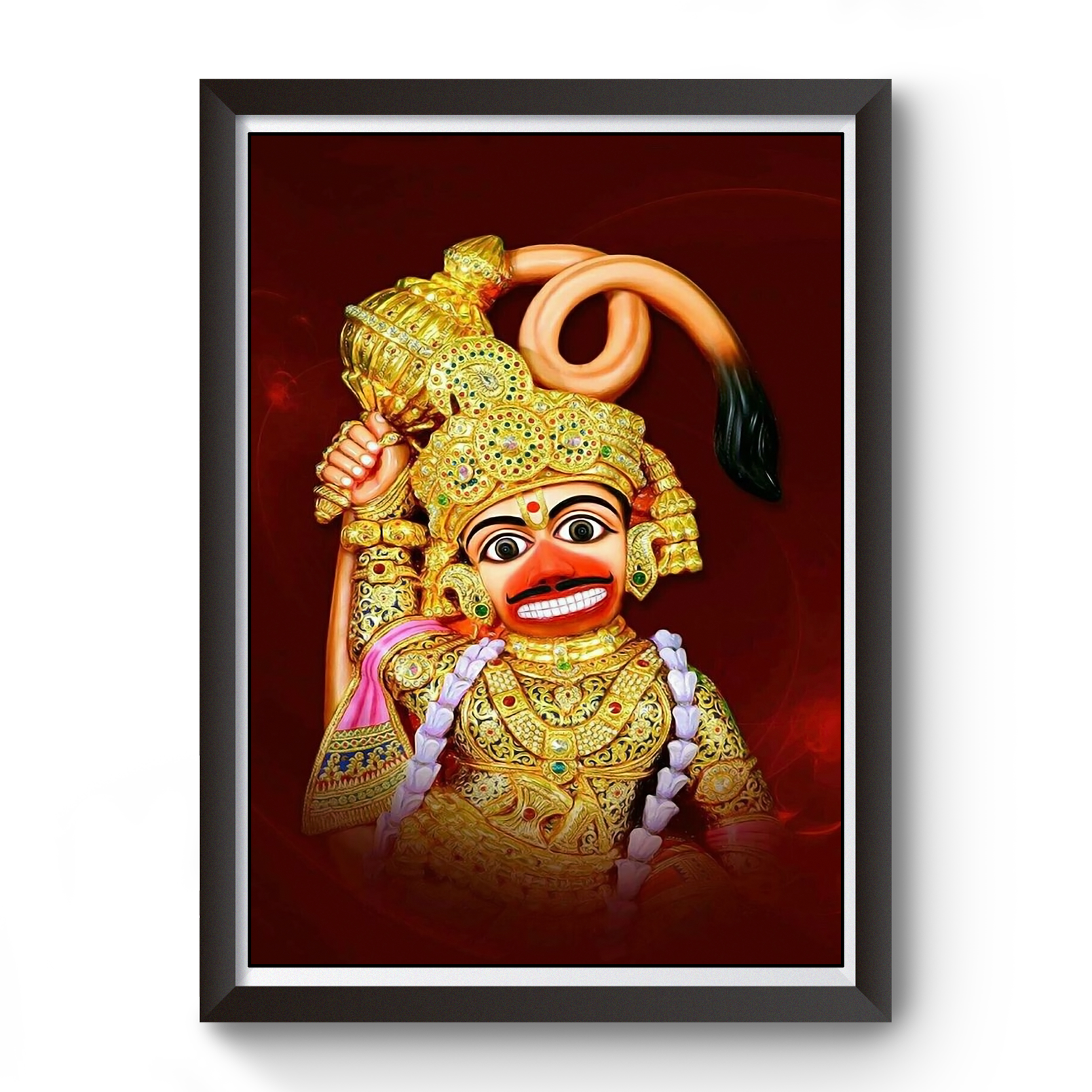 sarangpur kasthbhanjan hanuman dada photo frame divine-frames